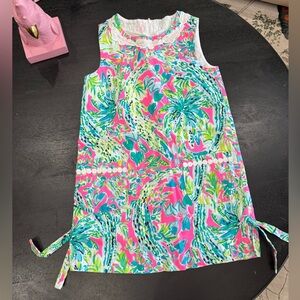 🆕🌸🐊Lilly Pulitzer🐊🌸Girls Little Lilly Classic Shift Dress in Later Gator Size 7